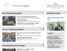 Tablet Screenshot of heinrich-vogeler.net